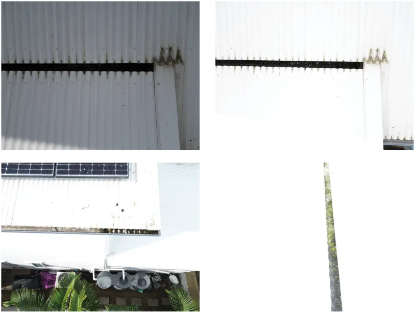 Step 3: Capture Gutter & Perimeter Photos, example photographs